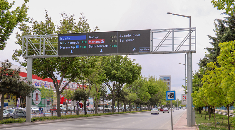traffic information screen